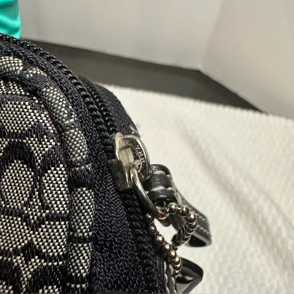 Coach Monogram Black and Gray Toiletry Bag - Picture 11 of 15